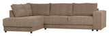 Woood Randy Sofa m. venstrevendt chaiselong, Khaki - Unoliving.com