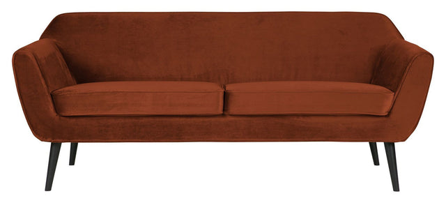 Woood Rocco 2-pers Sofa - Rust Velour - Unoliving.com