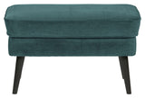 Woood Rocco Puf - Teal Velour - Unoliving.com