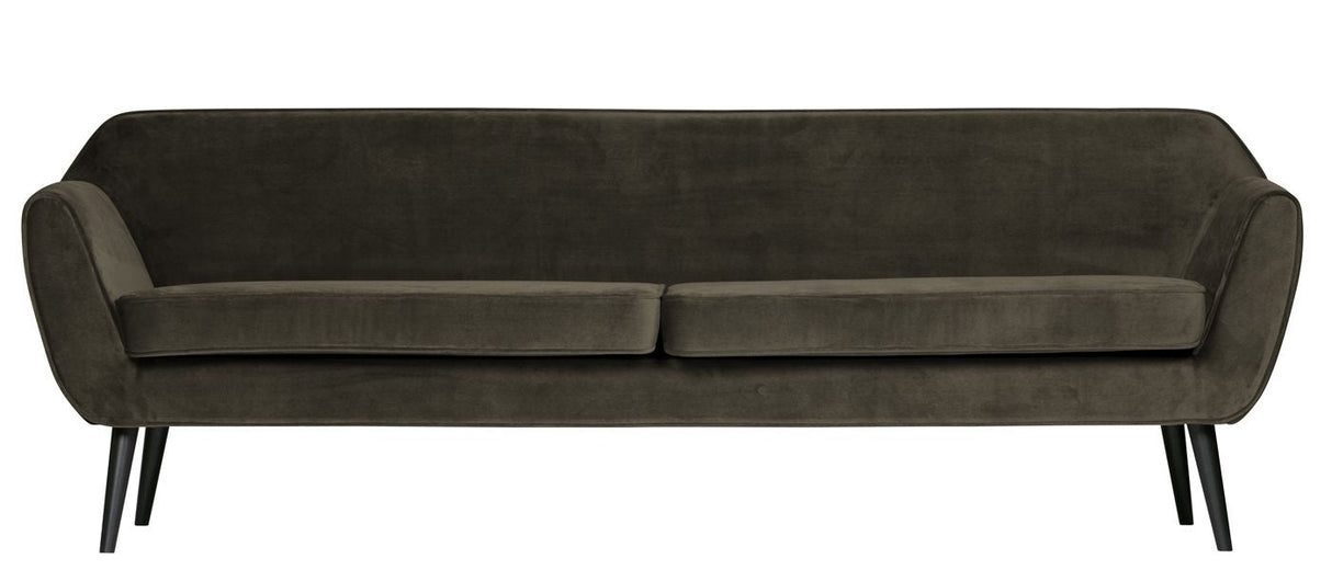 WOOOD - Rocco XL 4-pers. Sofa - Velour Warm Green - Unoliving.com