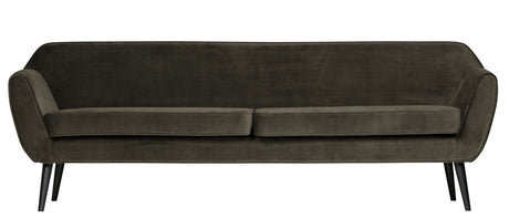 WOOOD - Rocco XL 4-pers. Sofa - Velour Warm Green - Unoliving.com