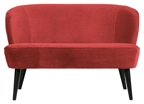 Woood Sara Loungesofa - Raspberry Velour - Unoliving.com