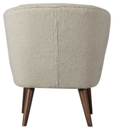 Woood Sara Loungestol - Offwhite Teddy - Unoliving.com