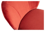 Woood Sara Loungestol - Raspberry Velour - Unoliving.com