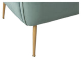 Woood Scout Loungestol - Grøn Velour - Unoliving.com