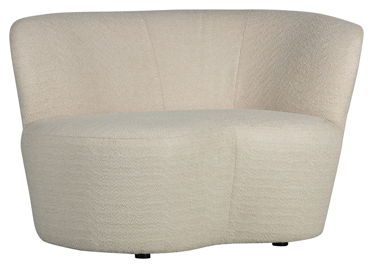 Woood Stone Loungesofa højrevendt - Creme - Unoliving.com