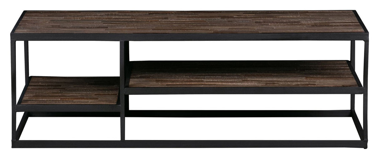 Woood Vic Sofabord - Teak/Metal, 120x60 - Unoliving.com