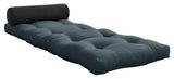 Wrap Futon, Dark Grey/Petroleum Blue - Unoliving.com