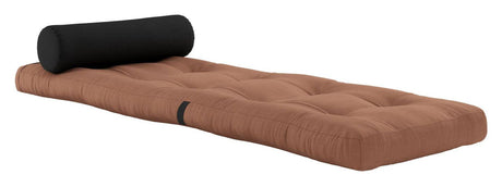 Wrap Futon, Ler brun - Unoliving.com