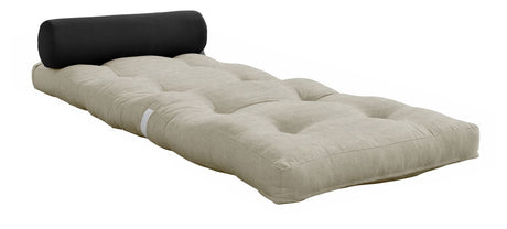 Wrap Futon, Linen/Dark Grey - Unoliving.com