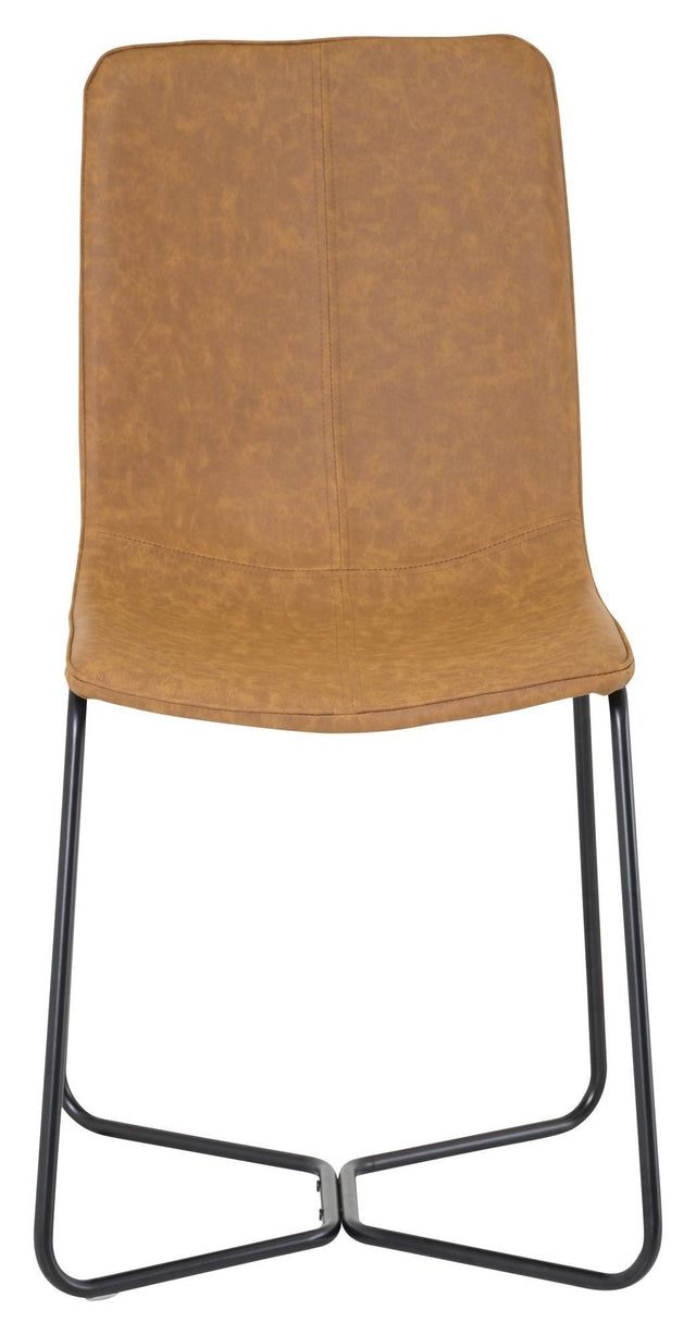 X-Chair Spisebordsstol, Brun Kunstlæder - Unoliving.com