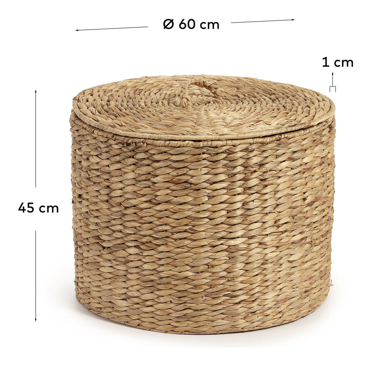 YESSIRA, Vasketøjskurv ø60 - Rattan - Unoliving.com