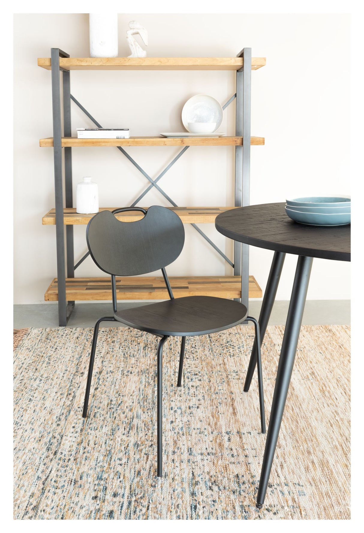 homii Aspen Spisebordsstol - Sort - Unoliving.com