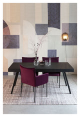 homii Suri Spisebord Sort, 220X100 - Unoliving.com