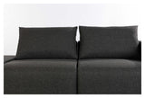 Zuiver Breeze Outdoor 3-pers. Sofa højrevendt - Mørkegrå