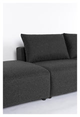 Zuiver Breeze Outdoor 3-pers. Sofa højrevendt - Mørkegrå