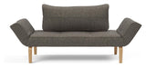 Zeal Bow Daybed, Flashtex, Dark grey - Unoliving.com