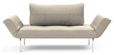 Zeal Straw Daybed, Bouclé/Beige - Unoliving.com