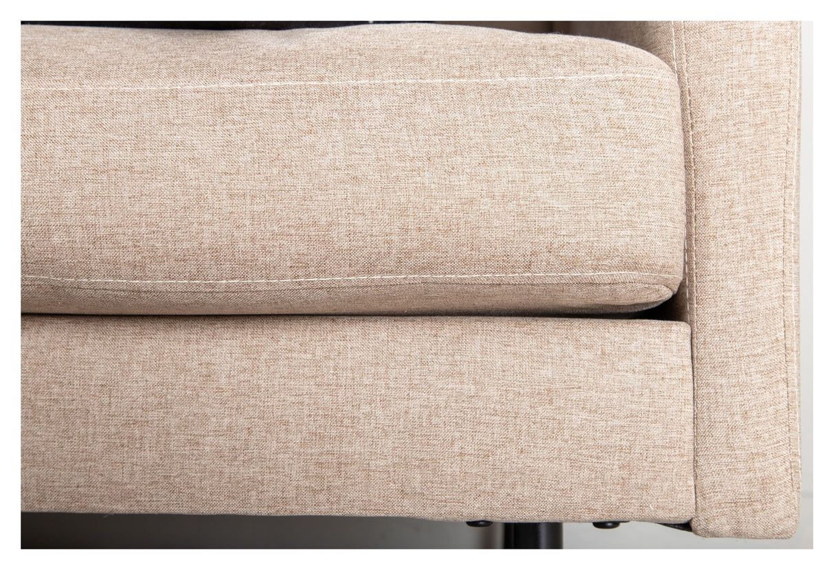 Zoom 2-pers. sofa, Beige Stof - Unoliving.com