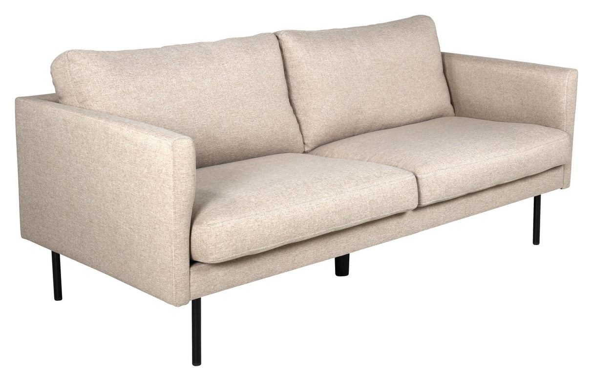 Zoom 2-pers. sofa, Beige Stof - Unoliving.com