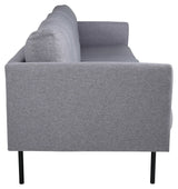 Zoom 3-pers. Sofa, Grå Stof - Unoliving.com