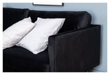 Zoom 3-pers. Sofa, Sort Velour - Unoliving.com