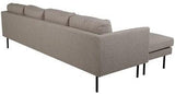 Zoom U-Sofa, Beige Stof - Unoliving.com