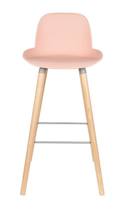 Zuiver Albert Kuip Barstol - Rosa - Unoliving.com