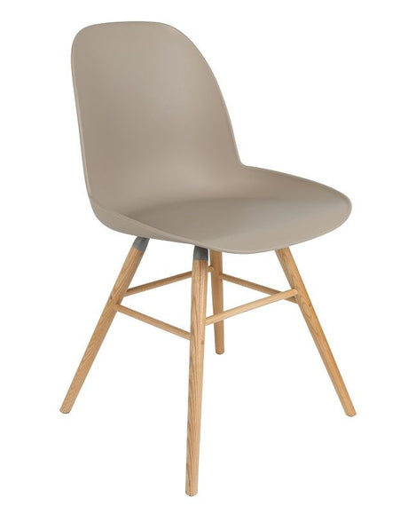 Zuiver Albert Kuip Spisebordsstol - Taupe - Unoliving.com