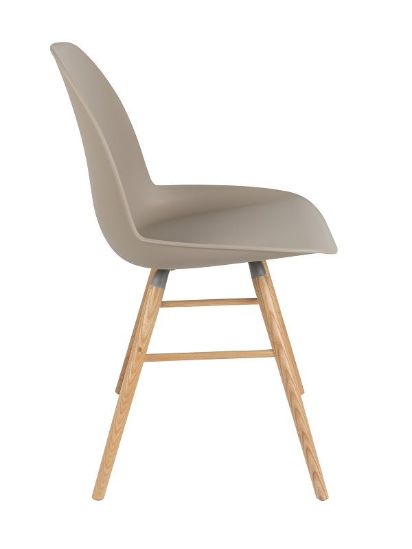 Zuiver Albert Kuip Spisebordsstol - Taupe - Unoliving.com