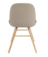 Zuiver Albert Kuip Spisebordsstol - Taupe - Unoliving.com