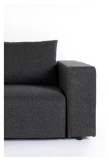 Zuiver Breeze Outdoor 3-pers. Sofa højrevendt - Mørkegrå