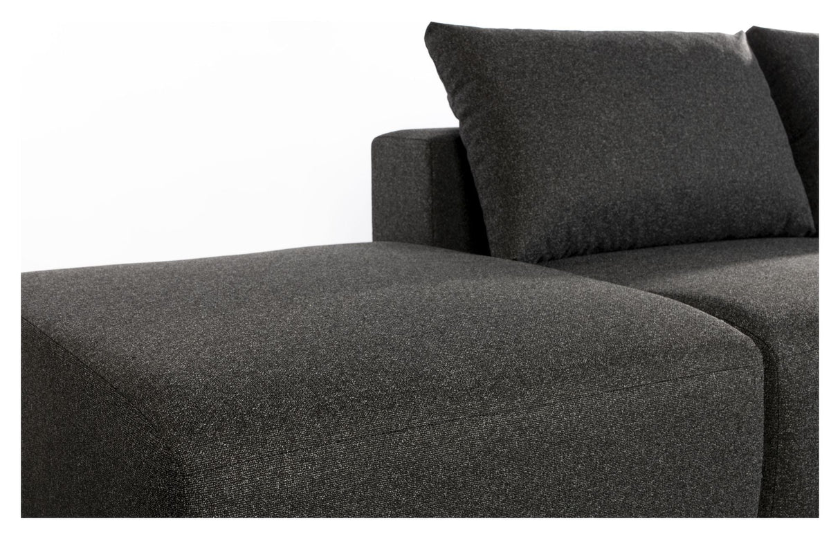 Zuiver Breeze Outdoor 3-pers. Sofa højrevendt - Mørkegrå