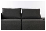 Zuiver Breeze Outdoor 3-pers. Sofa venstrevendt - Mørkegrå