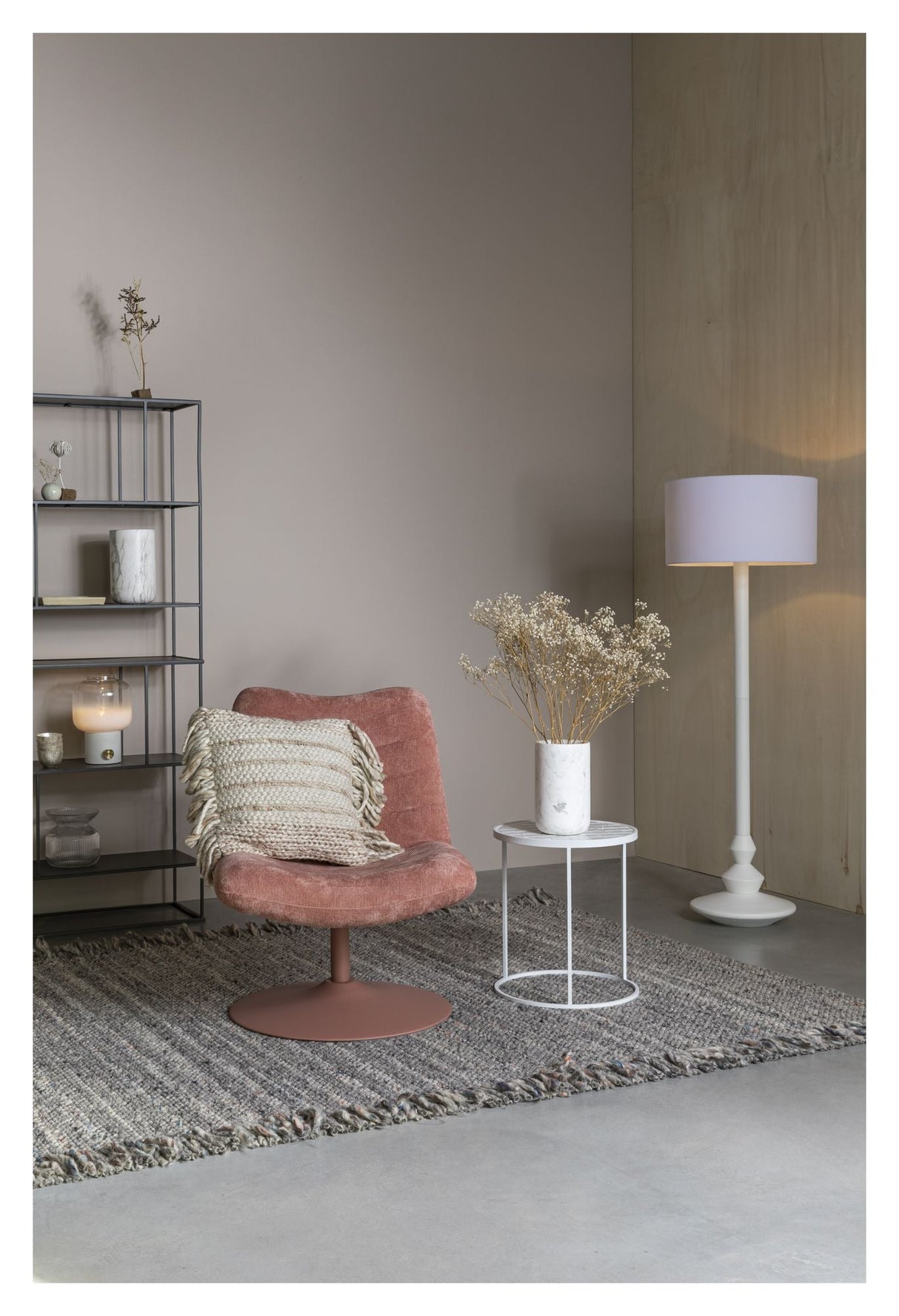 Zuiver Bubba Loungestol - Pink - Unoliving.com