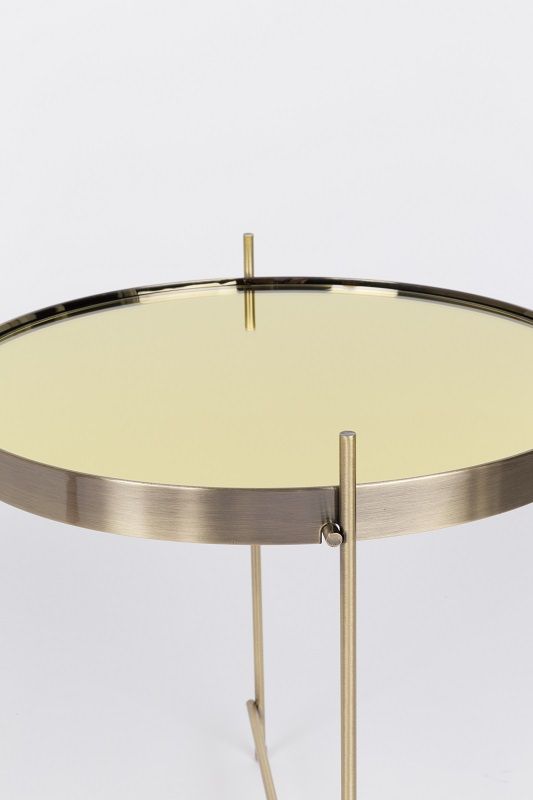 Zuiver Cupid Sidebord - Guld - Ø43 - Unoliving.com