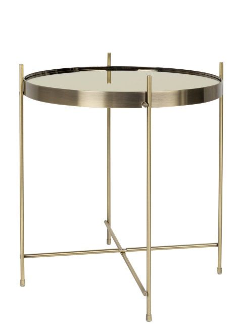 Zuiver Cupid Sidebord - Guld - Ø43 - Unoliving.com