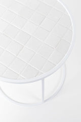 Zuiver Glazed Sidebord Ø40, Hvid - Unoliving.com