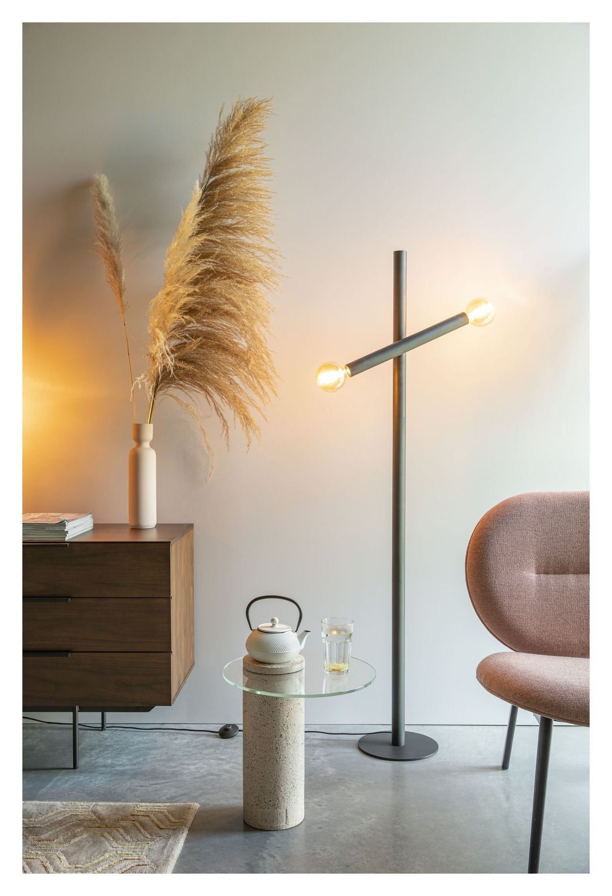 Zuiver Hawk Gulvlampe - Sort - Unoliving.com