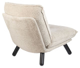 Zuiver Lazy Sack Loungestol - Beige Teddy - Unoliving.com