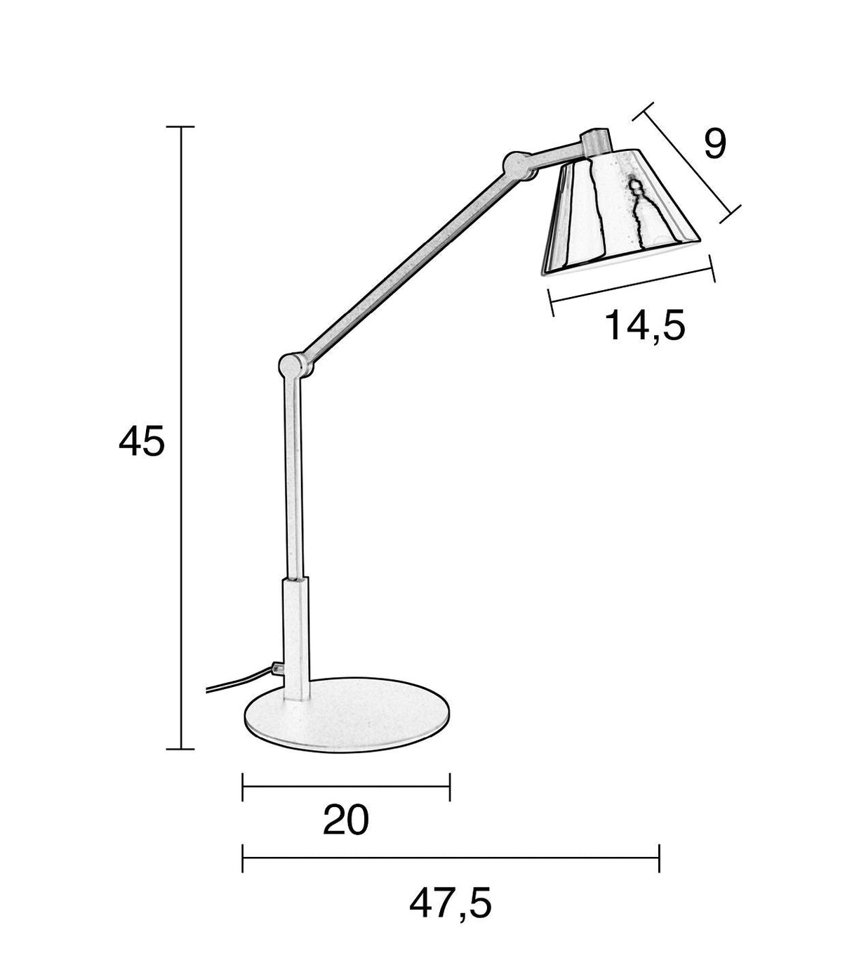 Zuiver Lub Bordlampe - Sort - Unoliving.com