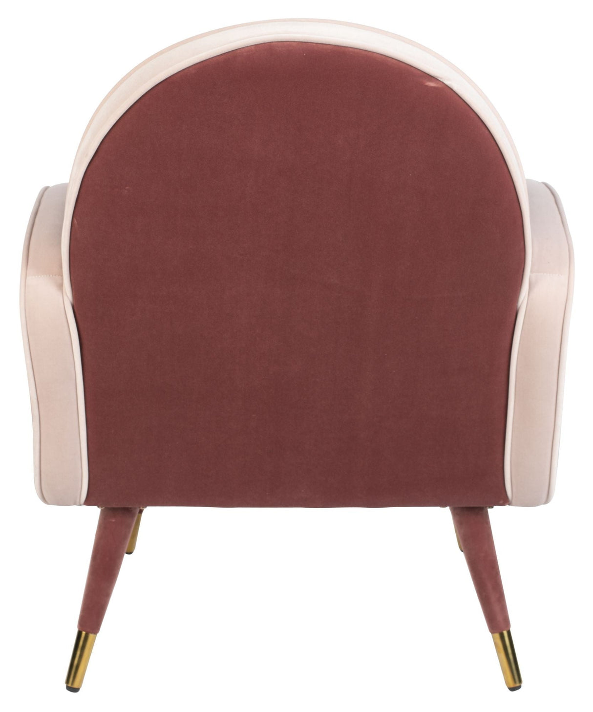 Zuiver Sam Loungestol - Velour Pink/Hvid - Unoliving.com