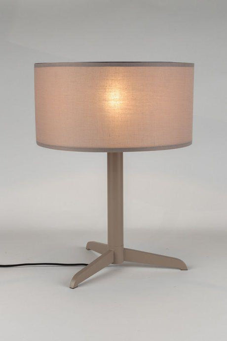 Zuiver Shelby Bordlampe Ø36 - Taupe - Unoliving.com