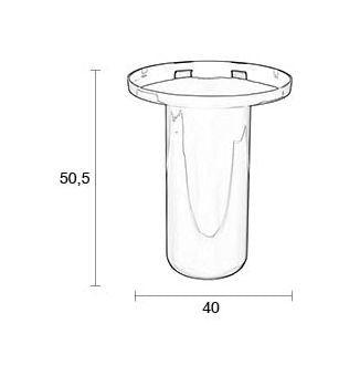 Zuiver Shiny Bomb Sidebord - Sort, Ø40