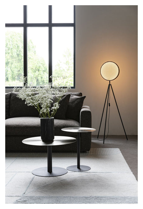 Zuiver Sien Gulvlampe - Sort/Rattan - Unoliving.com