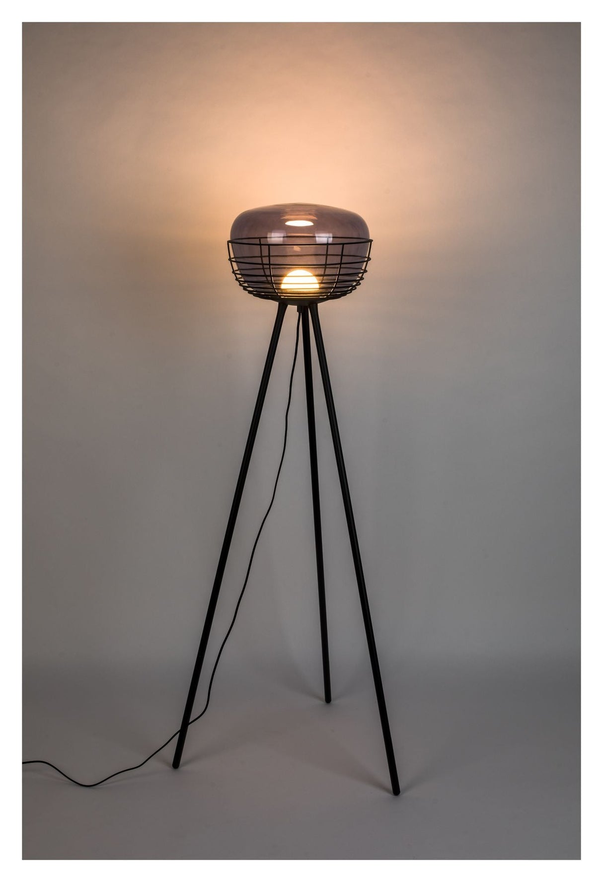 Zuiver Smokey Gulvlampe - Smoked glas - Unoliving.com