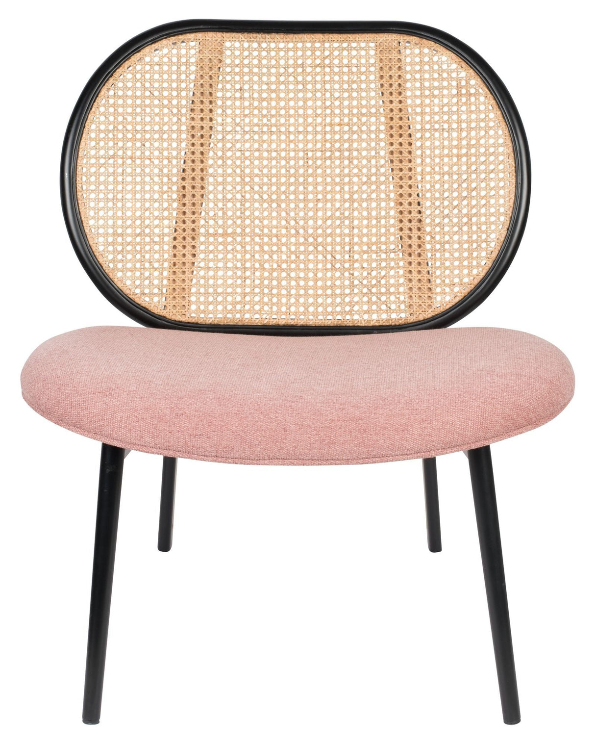 Zuiver Spike Loungestol - Pink/Natur - Unoliving.com