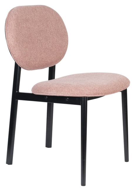 Zuiver Spike Spisebordsstol - Pink/Sort - Unoliving.com