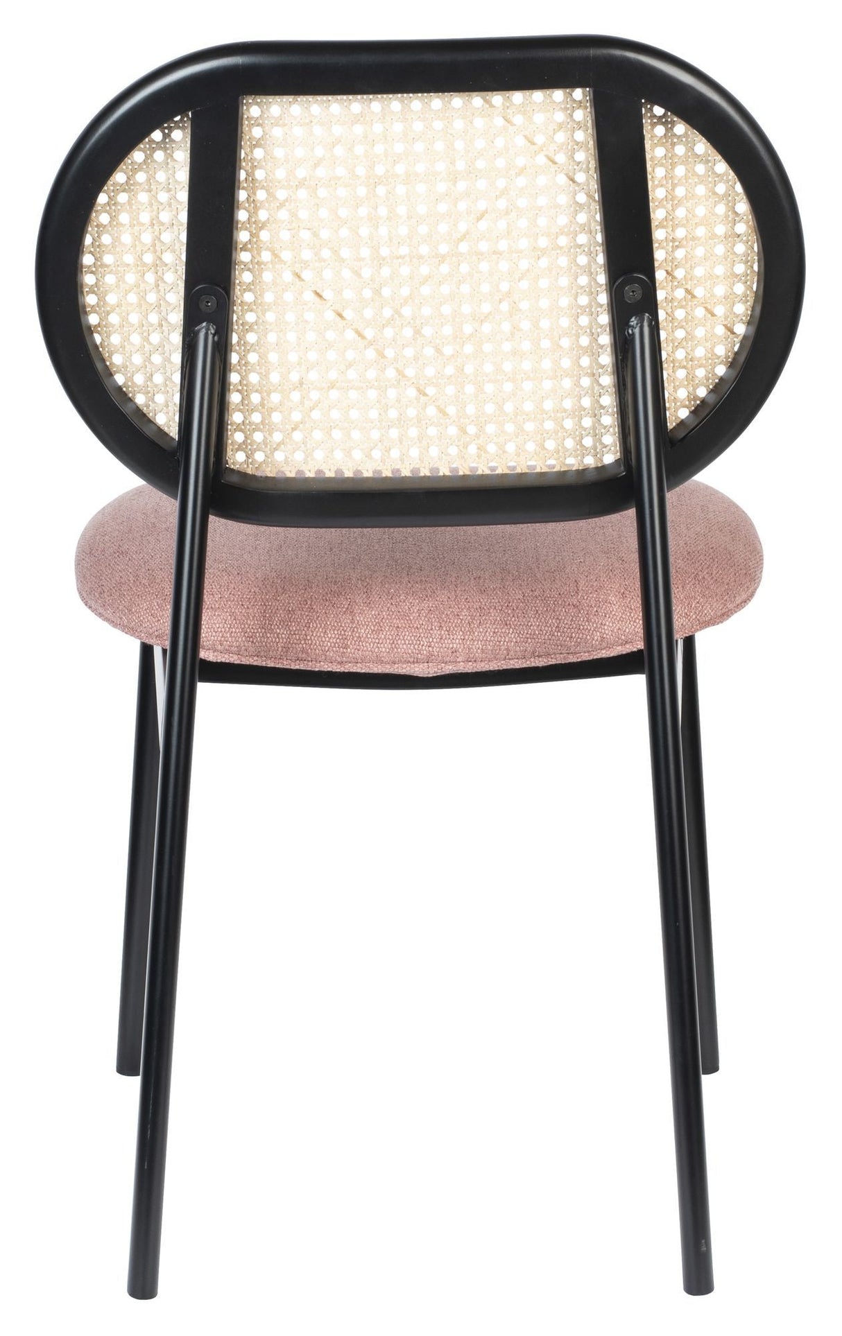 Zuiver Spike Spisebordsstol - Rattan/Pink - Unoliving.com