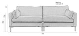 Zuiver Summer 3-pers. Sofa, Terra - Unoliving.com